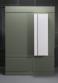 Hafa Edge push-to-open h�jskab - Hvid mat