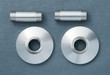Str�mberg tilslutningss�t TS9 57mm - B�rstet st�l