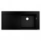hansgrohe S514-F450 k�kkenvask m/afl�bsbakke - Vask til h�jre - Graphite black