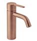 Damixa Silhouet M h�ndvaskbatteri u/bundventil - B�rstet kobber