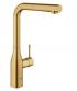 Grohe Essence New k�kkenarmatur m/udtr�k - B�rstet cool sunrise