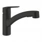 Grohe Start k�kkenarmatur m/udtr�kstud og svingtud - Mat sort