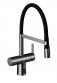 Damixa Touchless Pro k�kkenarmatur - B�rstet grafitgr�