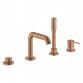 Grohe Essence New 4-huls kar- & brusekombination - B�rstet warm sunset