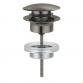Grohe push-open bundventil 1 1/4 - B�rstet Hard Graphite