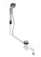 Duravit Af/overl�bsgarniture - Krom