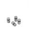 Pressalit spejlbeslag - S�t � 4 stk - Poleret rustfri st�l