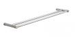 Pressalit dobbelt h�ndkl�destang - Rustfri st�l