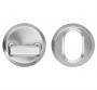 Beslagsboden vrider og cylinderring - B�rstet rustfrit st�l
