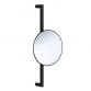 Smedbo Outline makeupspejl p� v�gstang m/7x forst�rrelse - Mat sort