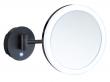 Smedbo Outline kosmetikspejl til v�g m/LED lys og 5 x forst�rrelse - Mat sort