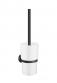 Smedbo Home toiletb�rste - Mat sort/porcel�n