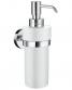 Smedbo Home s�bedispenser til v�g - Krom/porcel�n