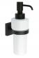 Smedbo House s�bedispenser til v�g - Mat sort/porcel�n