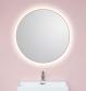 Cass�e Toscana spejl m/messing ramme, backlight og varme �90