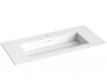 Str�mberg Corian 100 m�belvask - 1 hanehul - Mat hvid