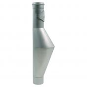 Bl�cher rottestop 110mm med renseadgang AISI304