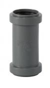 Dobbeltmuffe 40mm gr&aring;