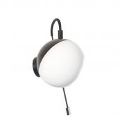 Dansani Bubble LED-lampe til spejl m/lysstyring �120mm - Mat sort