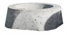 IBF 600 mm kegle u/d&aelig;ksel - Beton