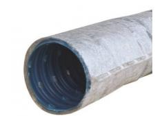 Wavin 60/50 mm PVC-dr�nr�r med 2,5 x 5 mm slids og filt, 50 m