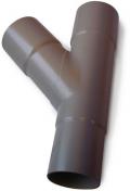 Plastmo Grenr&oslash;r 90/90 45 grader grafit