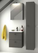 Dansani Mido mini m�bels�t 50 m/Amber vask - Gr� mat