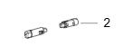 Geberit d�mper med hylster, til Geberit ONE toilets�de