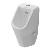 Duravit D-code urinal m/dyse tilslutning fra oven og åben skyllerand