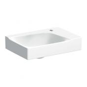 Geberit Xeno� 40 h�ndvask t/v�g eller m�bel - 1 hanehul til h�jre - Uden overl�b - KeraTect