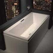 Str&oslash;mberg L-panel til badekar 1250x725x540mm akryl
