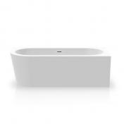 Str�mberg Lago fritst�ende badekar t/hj�rne - 165 x 75 - H�jre