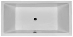 Duravit Starck badekar t/indbygning - 180 x 90 - 2 rygl�n