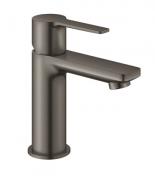 Grohe Lineare New h�ndvaskarmatur m/push open bundventil - B�rstet hard graphite
