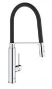 Grohe Concetto k�kkenarmatur m/profi-bruser - Krom/sort