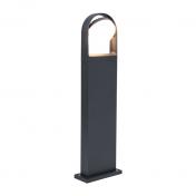 Lutec Architectural Fele udend�rs standerlampe m/LED og justerbart hoved - M�rkegr�