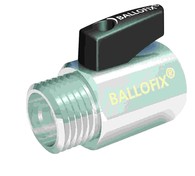 Kuglehane Ballofix &frac12;" Muffe/Nippel