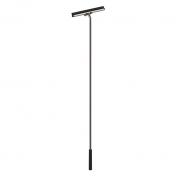 Damixa Zen lang bruseskraber m/holder - B�rstet grafitgr�