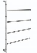 Smedbo Outline Lite 4-armet h�ndkl�destang - Poleret rustfrit st�l