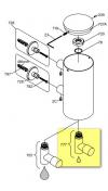 Vola komplet pumpe til T10 s�bedispenser - Krom