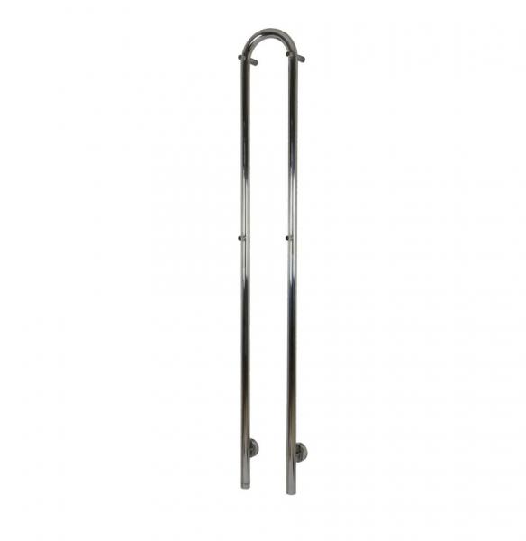 Kriss Duo h&aring;ndkl&aelig;det&oslash;rrer 19x148 cm - Poleret rustfrit st&aring;l