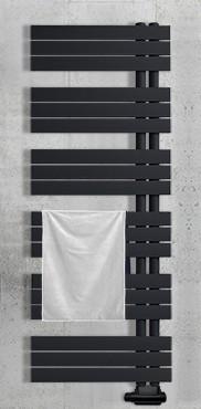 Kriss Stella h&aring;ndkl&aelig;det&oslash;rrer - 60x131 cm - Mat sort