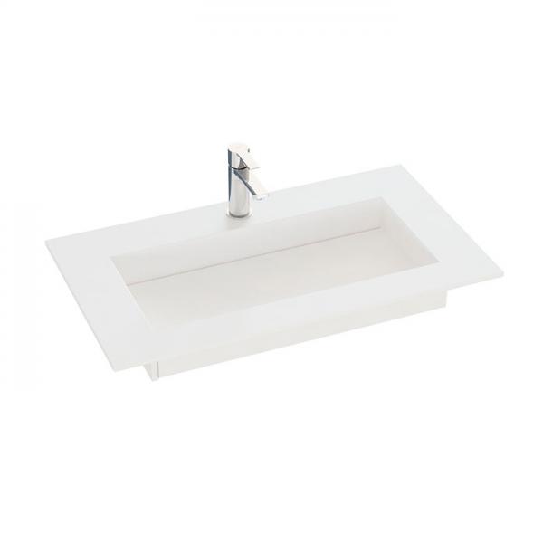 Dansani Angular 80 h&aring;ndvask t/m&oslash;bel - Blanco Zeus