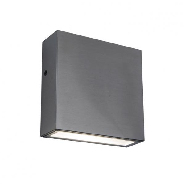 Lutec Architectural Gemini XF udendørslampe til væg - Rustfrit stål Lutec Architectural Gemini XF udendørslampe til væg - Rustfrit stål