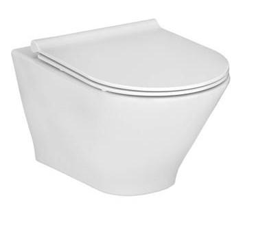 Laufen Roca Gap round v&aelig;gh&aelig;ngt toilet m/rimless og s&aelig;de m/softclose