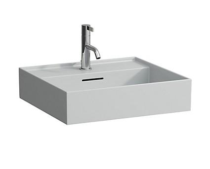 Kartell by Laufen 50 h&aring;ndvask t/v&aelig;g eller m&oslash;bel - 1 hanehul