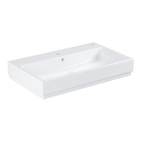 Grohe Cube 80 fritst&aring;ende bowlevask - 1/3 hanehuller - Med overl&oslash;b - PureGuard