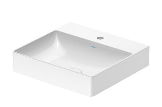 Duravit DuraSquare 50 m&oslash;belvask - 1 hanehul - Uden overl&oslash;b
