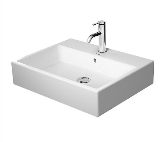 Duravit Vero Air 60 h&aring;ndvask t/v&aelig;g eller m&oslash;bel - Med 1 hanehul