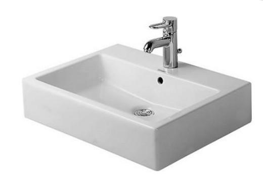Duravit Vero 50 fritst&aring;ende bowlevask - 1 hanehul